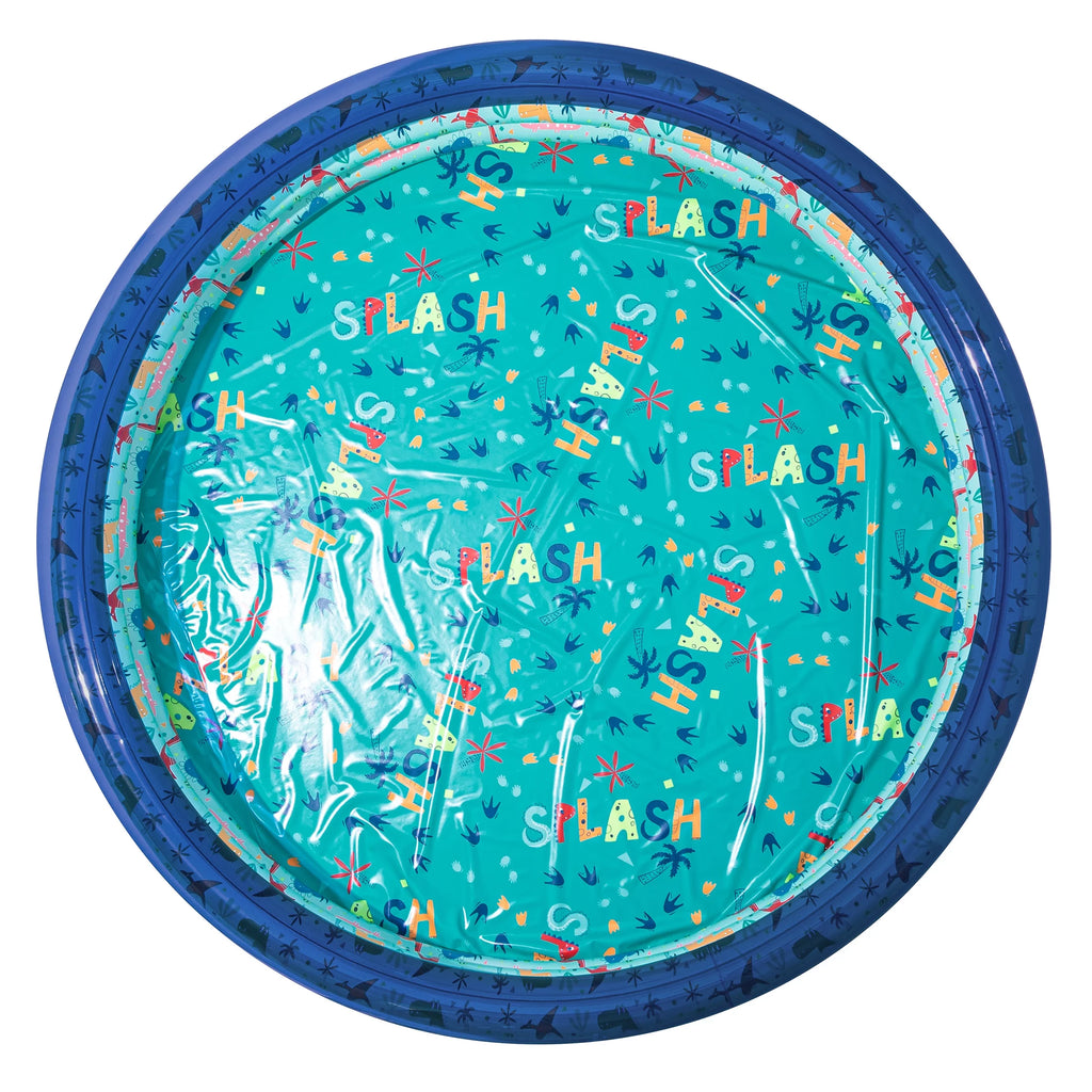 Blue Dino 3-Ring Inflatable Swimming Pool P115