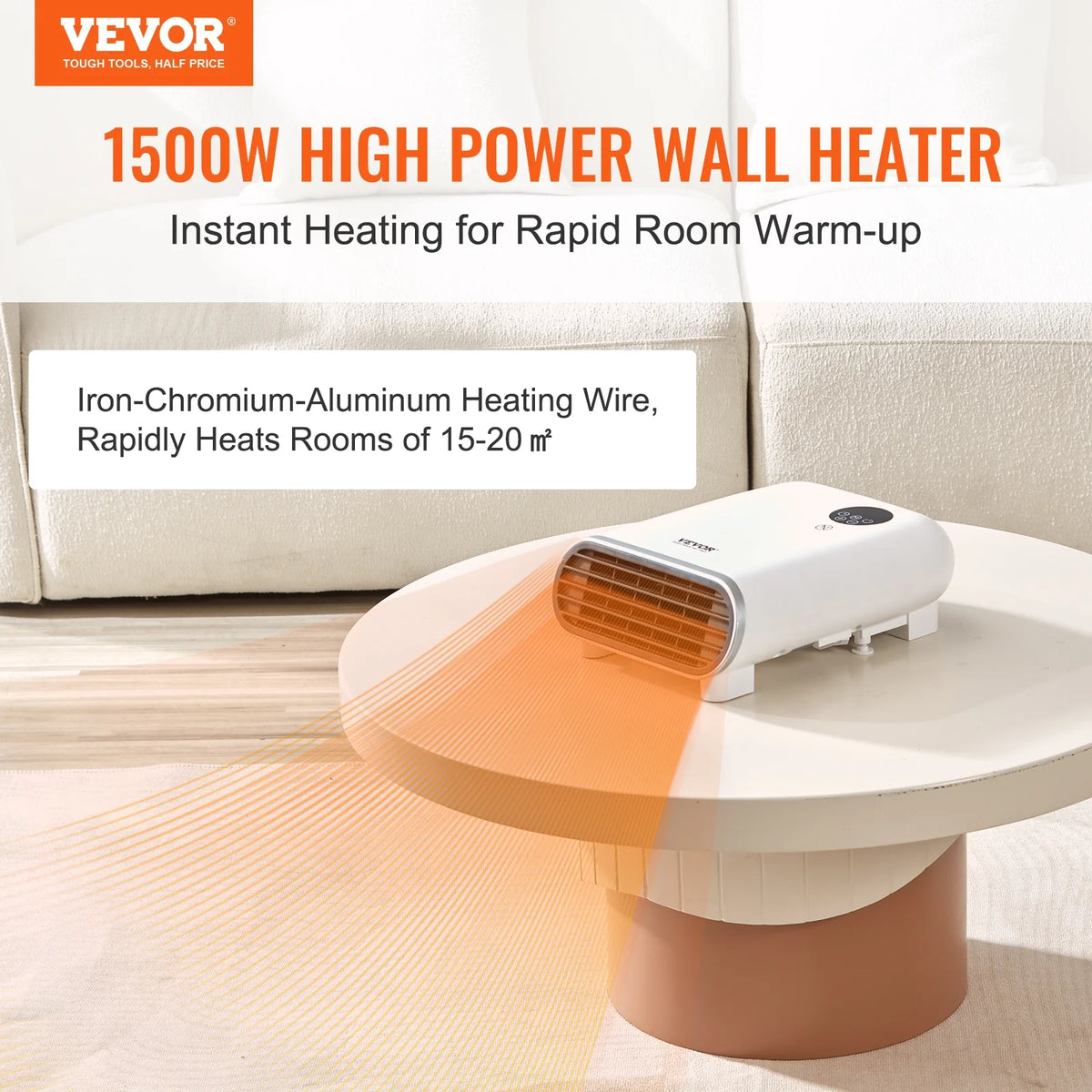 1500W Electric Wall Heater S827834