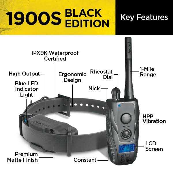 Black 1 Mile Remote Trainer X317162