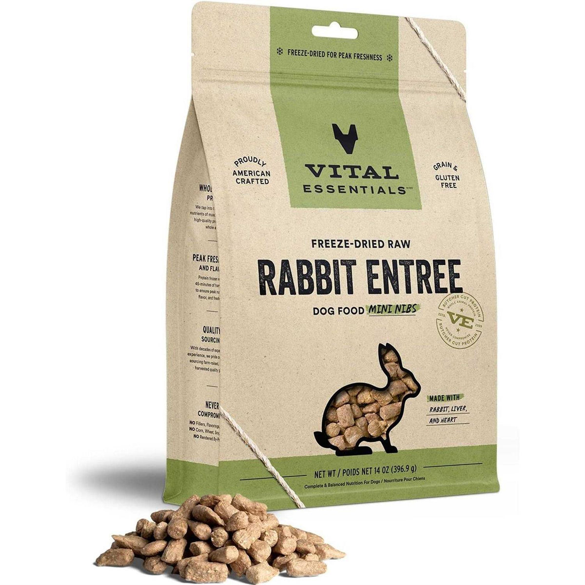 Freeze Dried Raw Rabbit Dog Food Z8327
