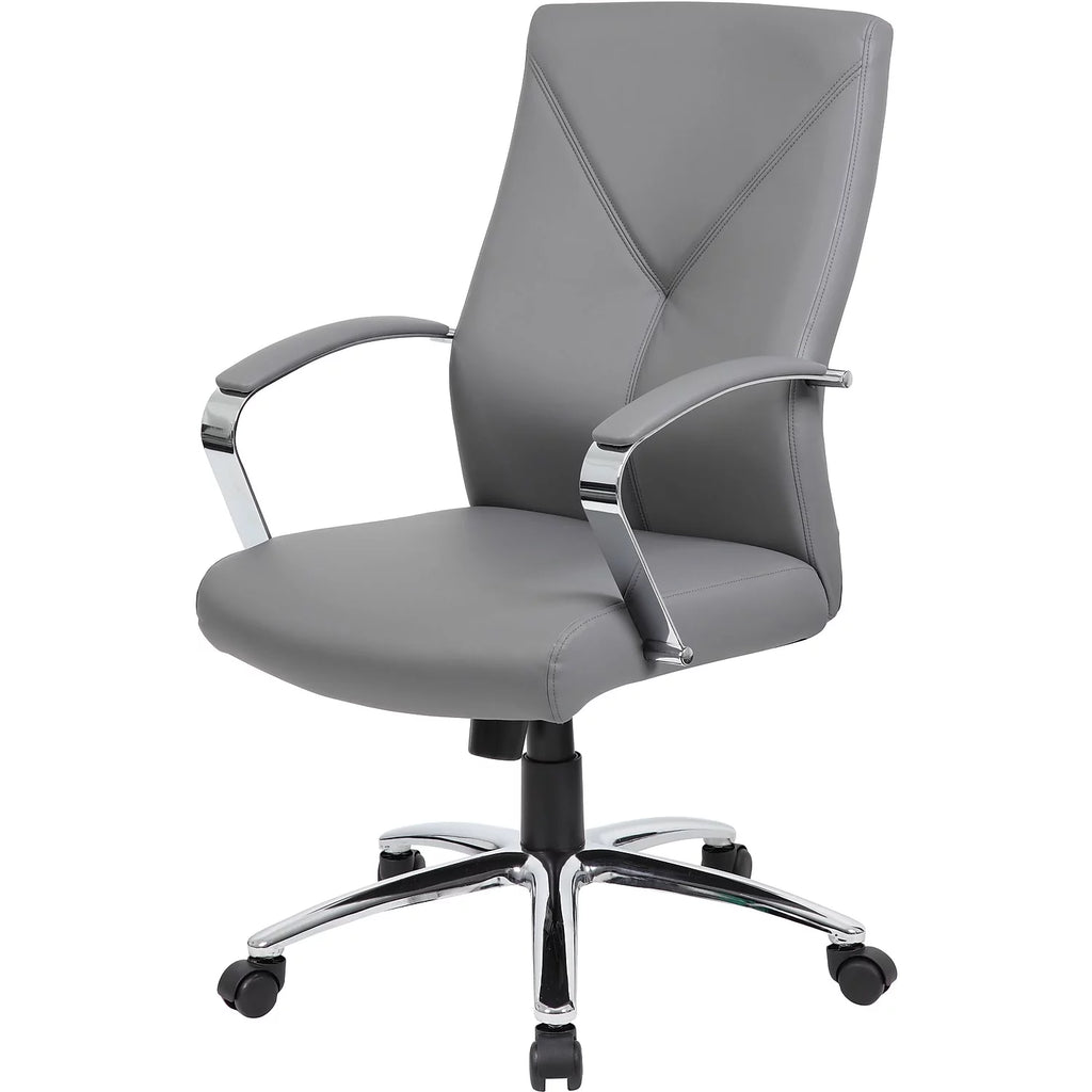 Grey LeatherPlus Executive Chair X663