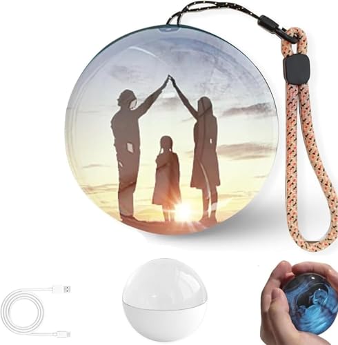 Memory Orb Ball 3D Ultrasound Lamp 21in LED Crystal Ball Video Player Q536
