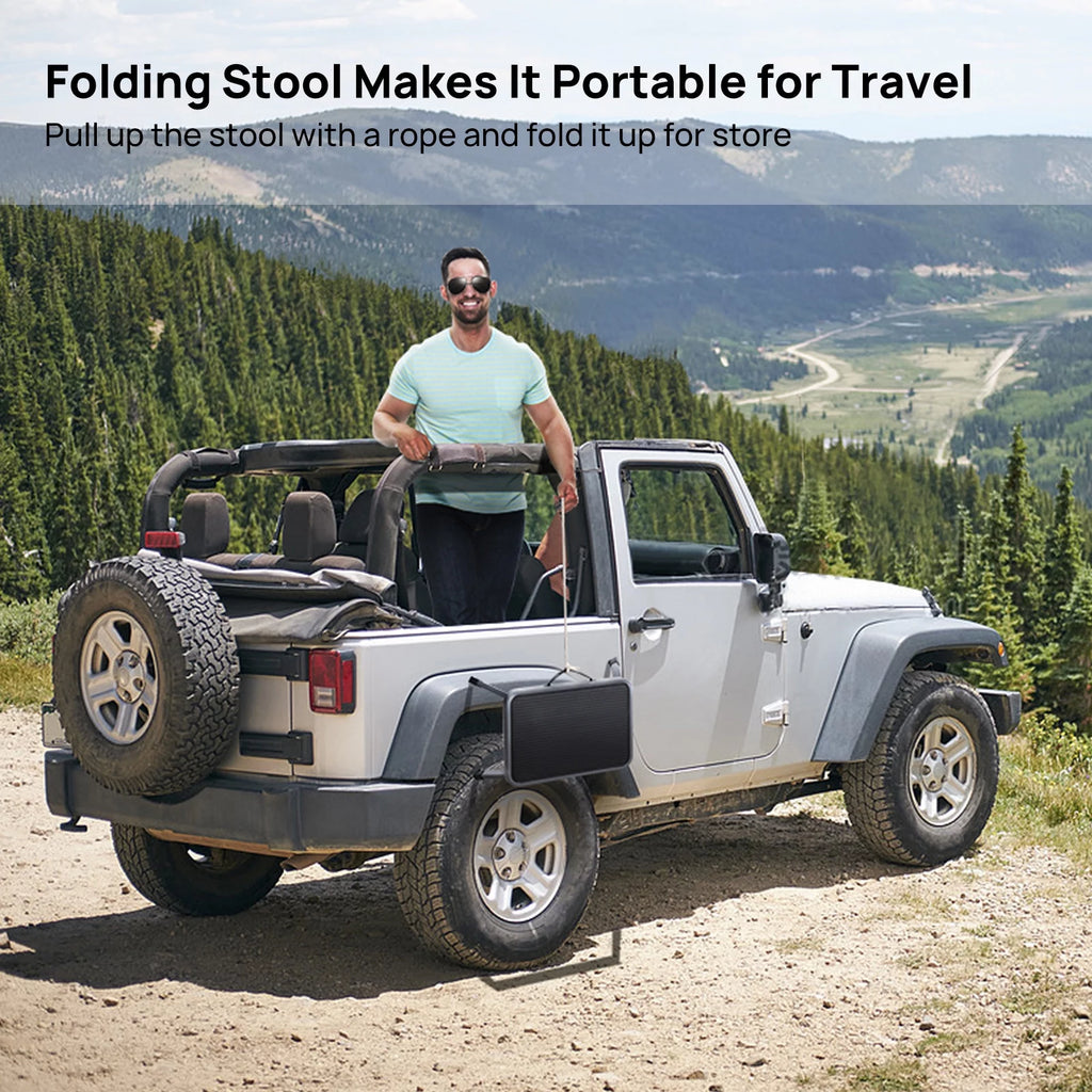 Lightweight Folding Steel Step Stool 330-Pound Capacity W79476
