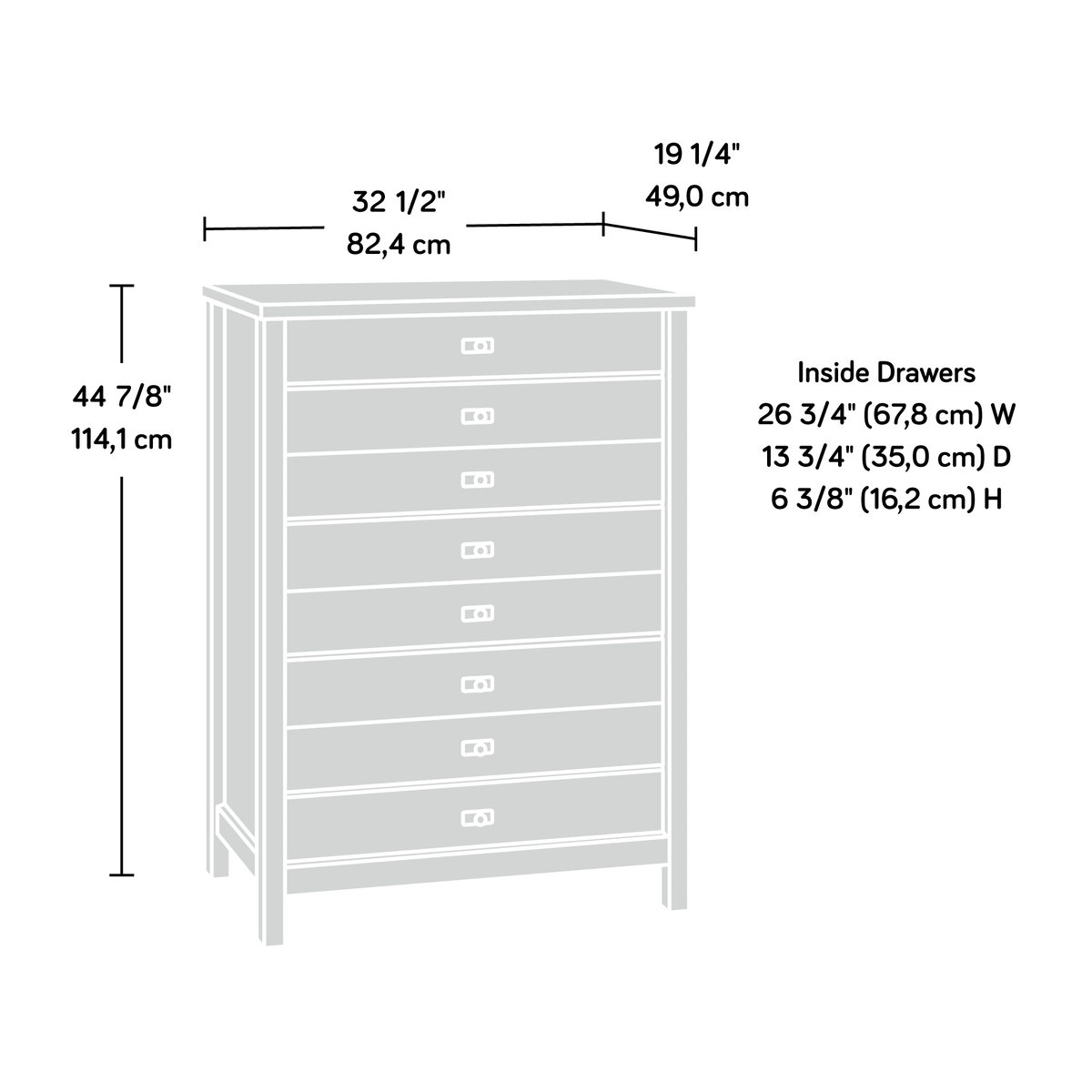 4 Drawer Chest U1138