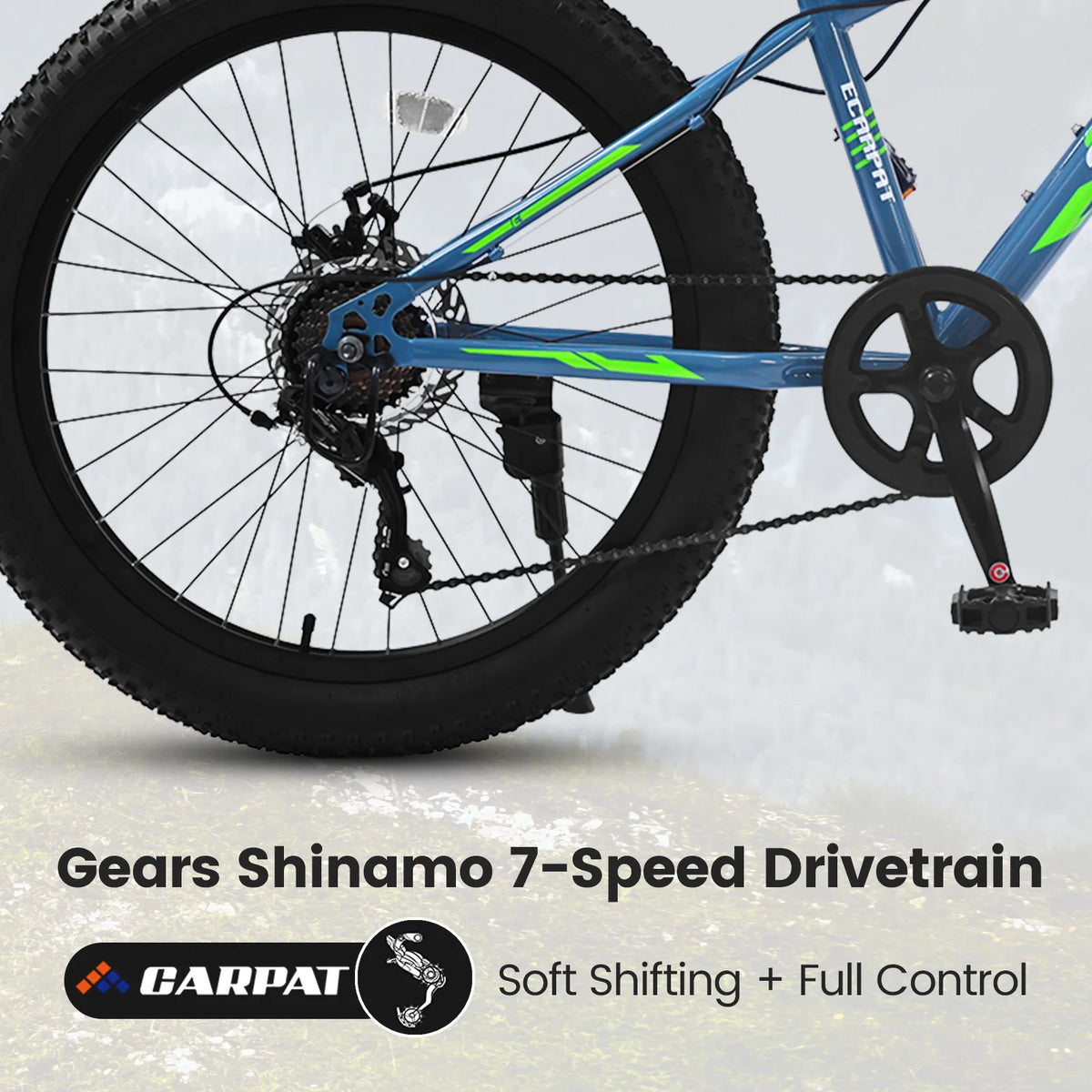 24 inch Fat Tire Mountain Bike J4754