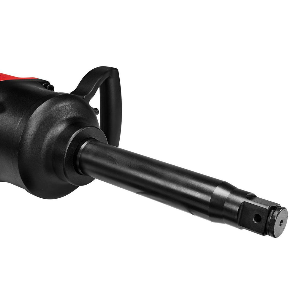 1 in. D-Handle Aluminum Air Impact Wrench, 8 in. Extended Anvil, 2500 ft. lbs., Red F208