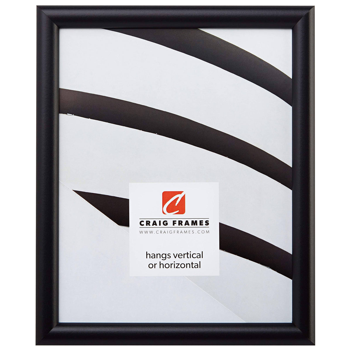 12 by 18-Inch Matte Black Picture Frame E7720