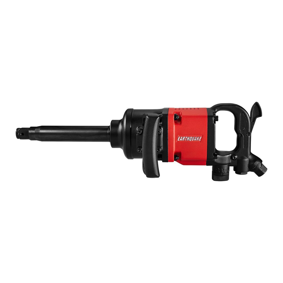 1 in. D-Handle Aluminum Air Impact Wrench, 8 in. Extended Anvil, 2500 ft. lbs., Red F208