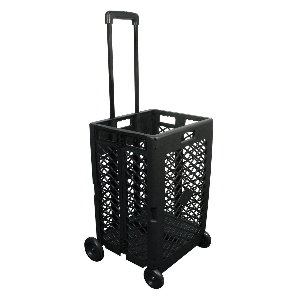 Black Mesh Rolling Cart Z506