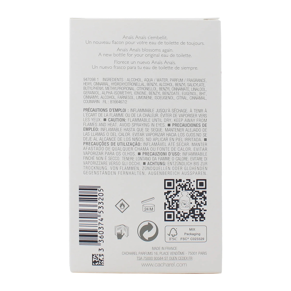 3.4 oz Eau De Toilette Spray I82793