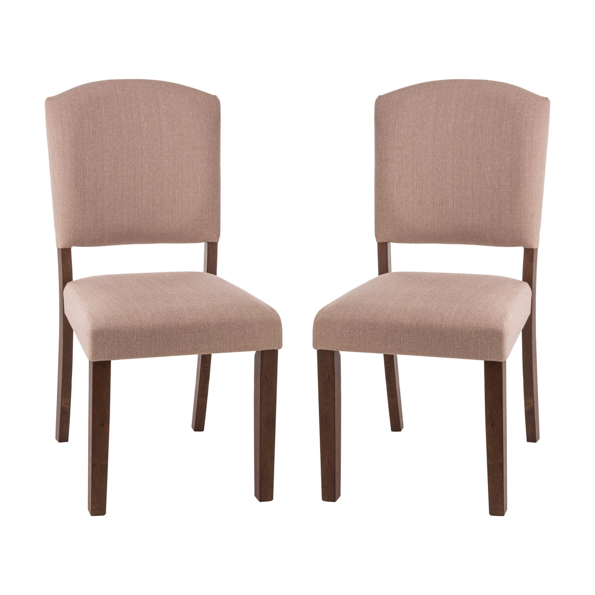 Wood Parson Dining Chair, Set of 2, Oyster Beige H366