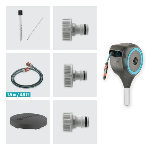 50' x 1/2" Automatic Retractable Garden Hose Reel S52328