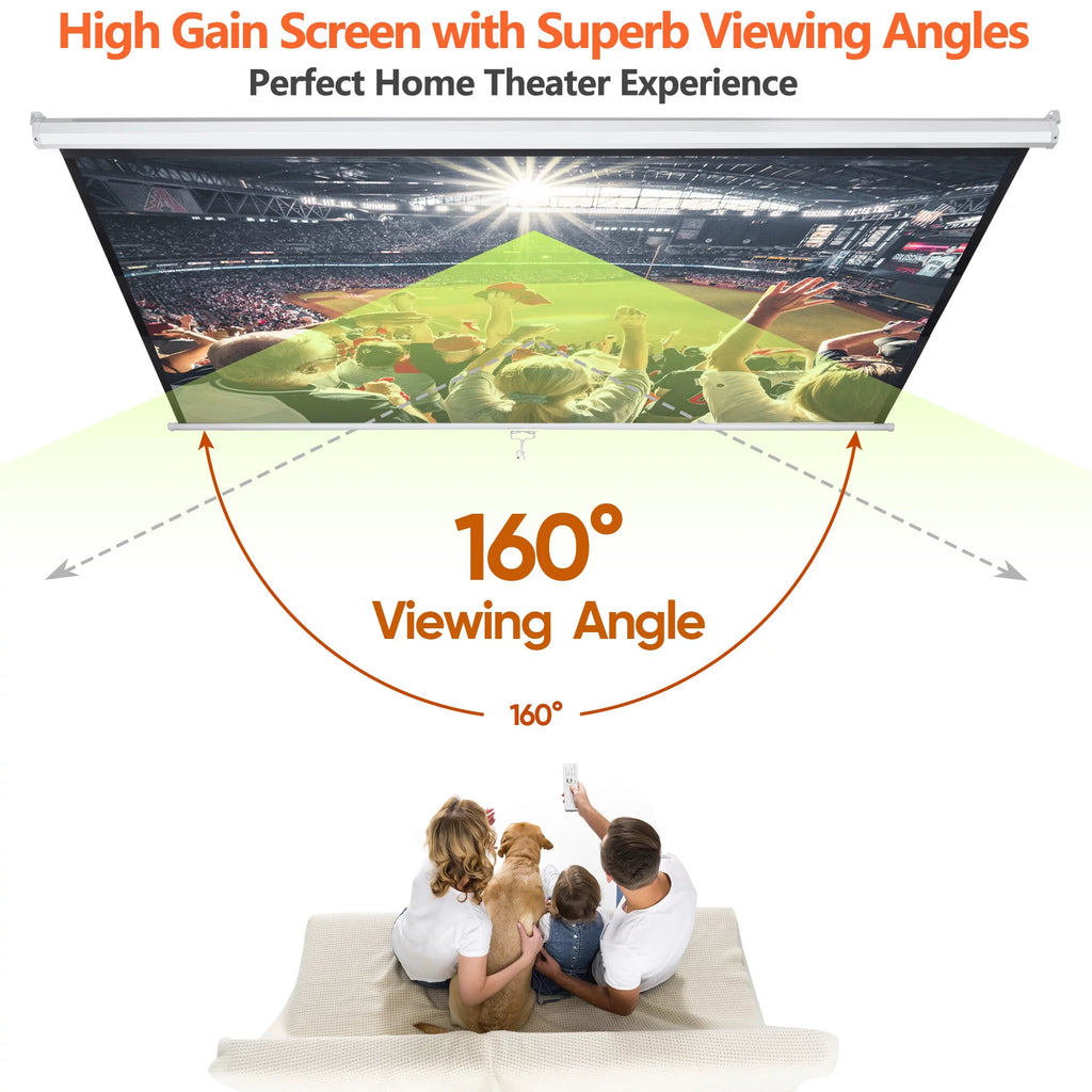 100 inch 16:10 HD 4K Projector Screen V66145
