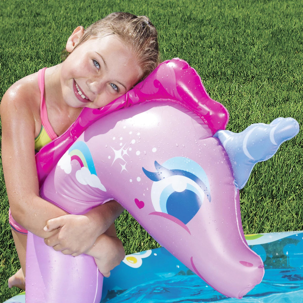 Inflatable Unicorn Pool Water Slide Z647018