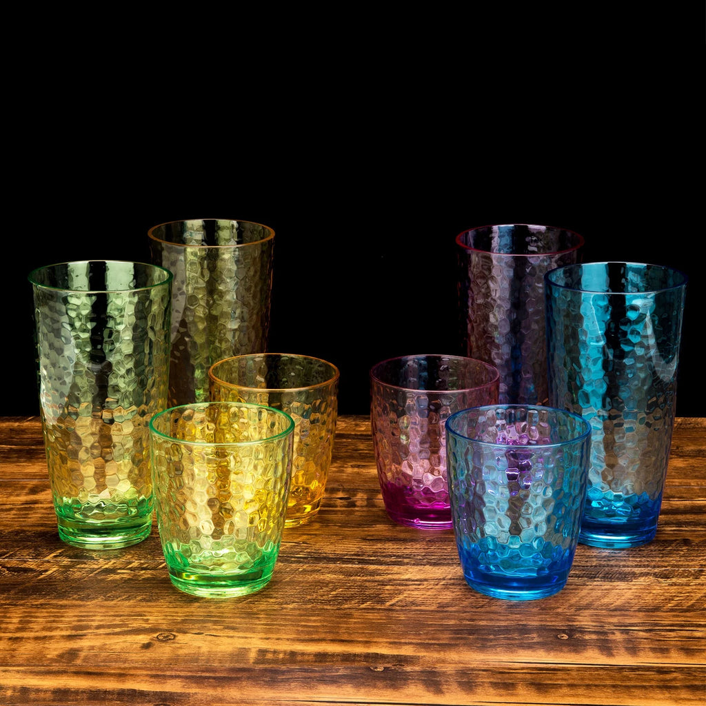 26-Ounce Acrylic Glasses Plastic Tumbler Set of 6 BPA Free Q909683