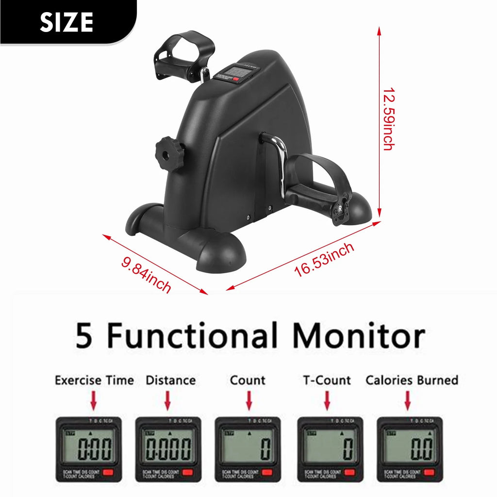 Desk Bike Pedal Exerciser with LCD Screen E9169