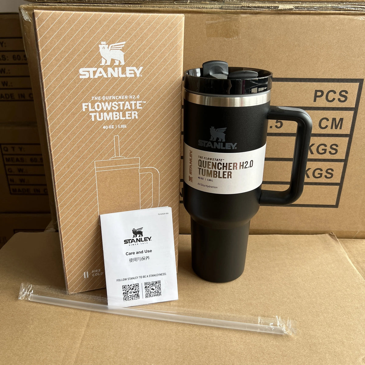 40oz Stainless Steel Tumbler Black U3109