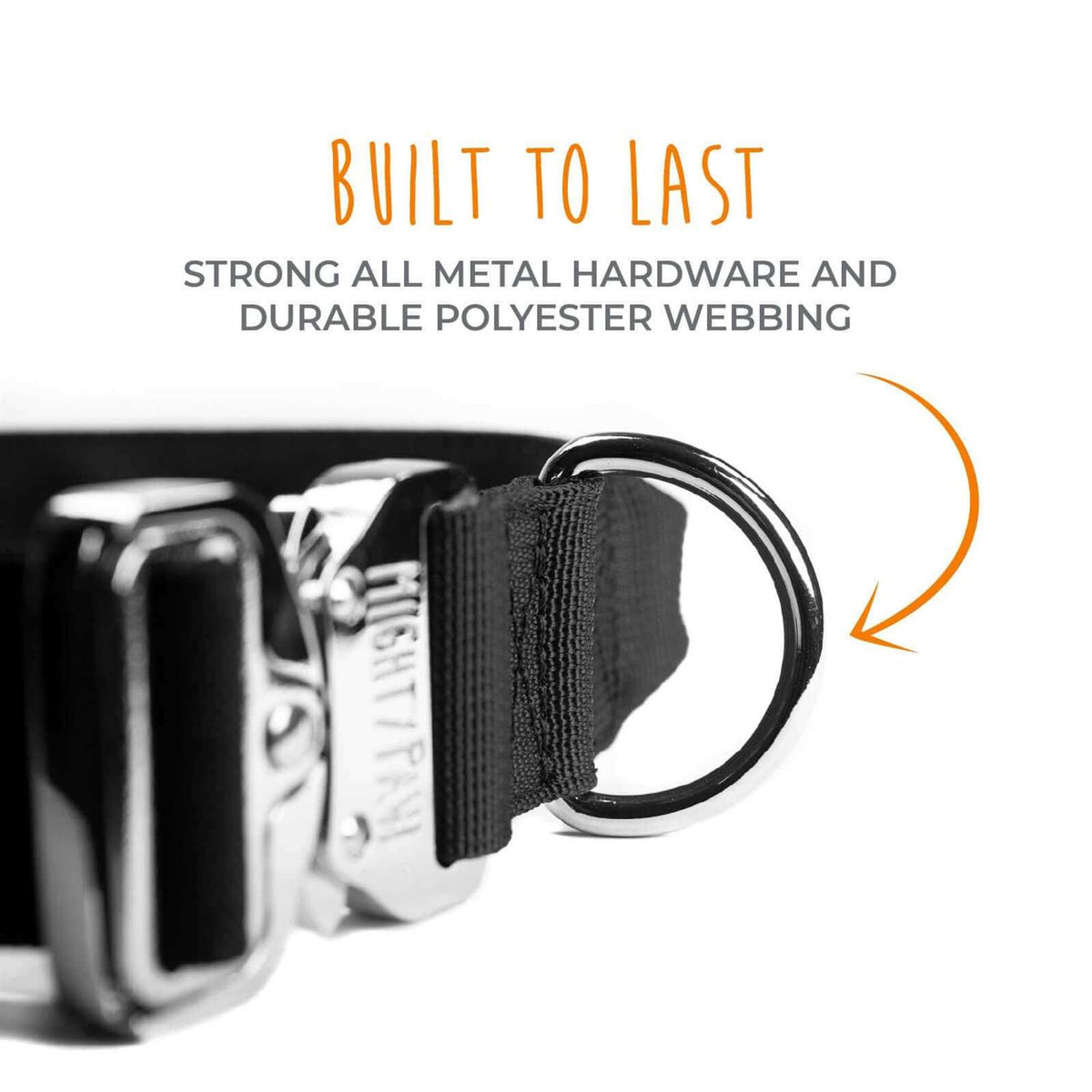 Heavy Duty Dog Collar with Metal Buckle Z974441