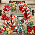 Christmas Balloon Garland Arch Kit 168PCS Red Sage Green Gold White X133912