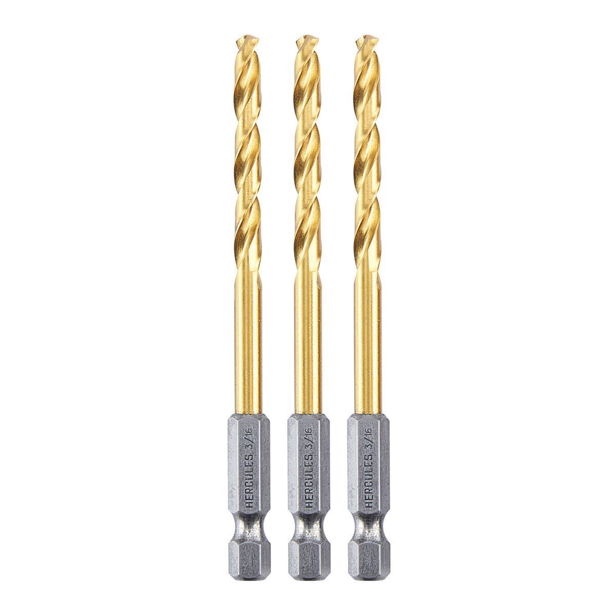 3/16 in. Titanium Drill Bit Set, 3-Piece M1514