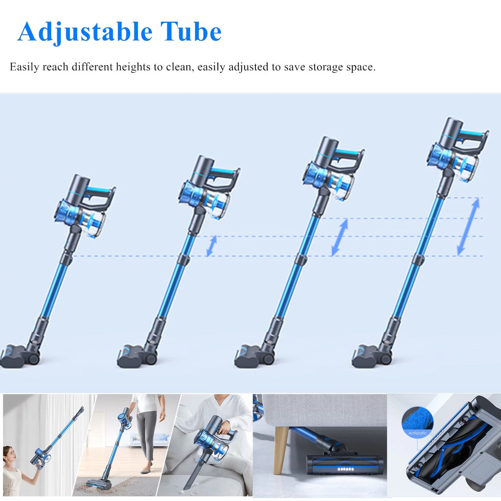 Cordless Stick Vacuum Cleaner Blue O6200