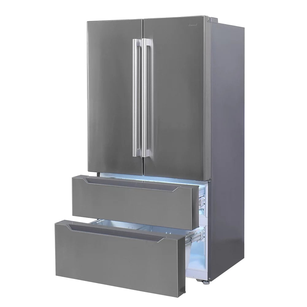 22.5 Cu ft French Door Refrigerator Freezer with Ice Maker L92682