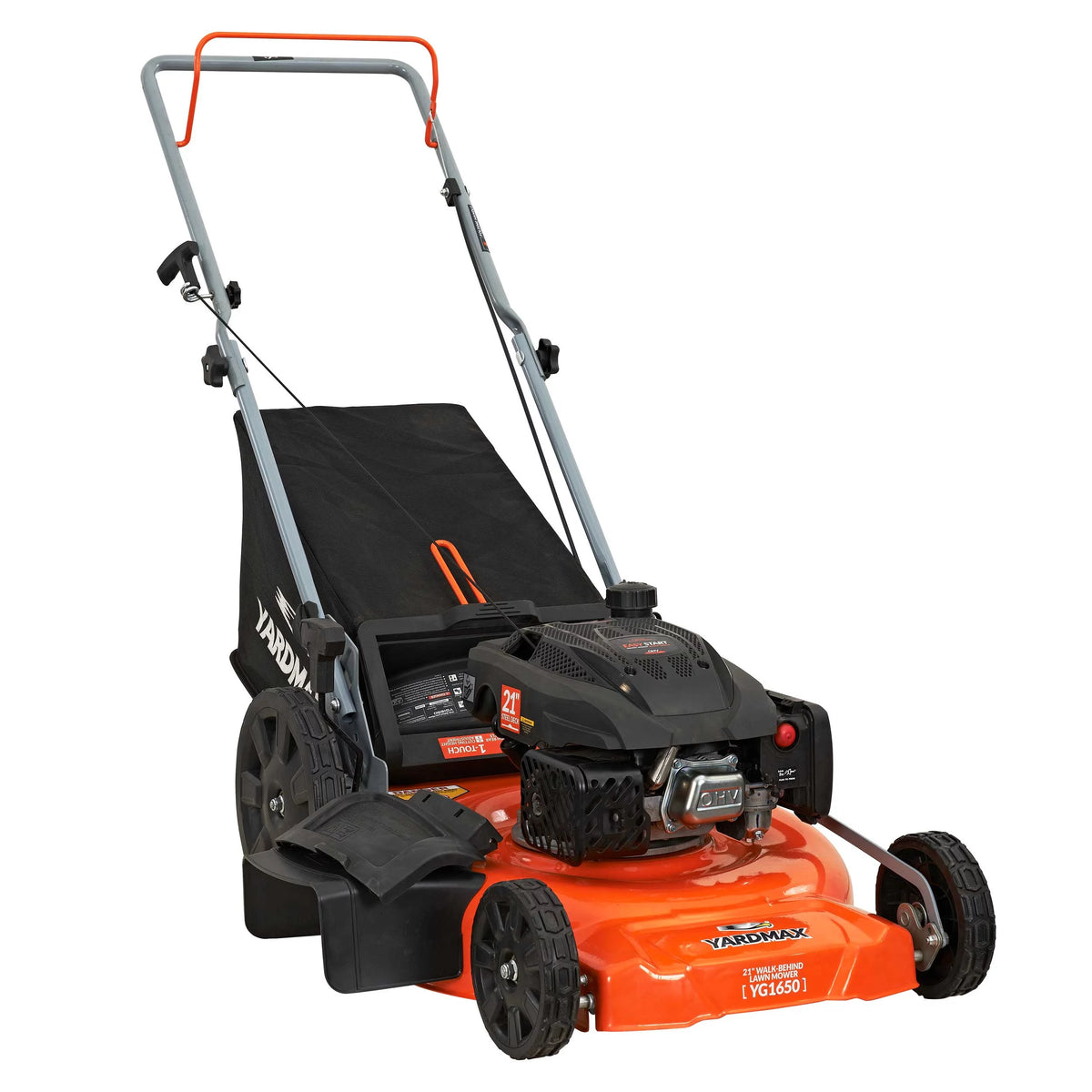 21 in. 170cc Gas Walk Behind Push Lawn Mower M363
