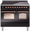 Black Induction Range with Electric Oven S81203