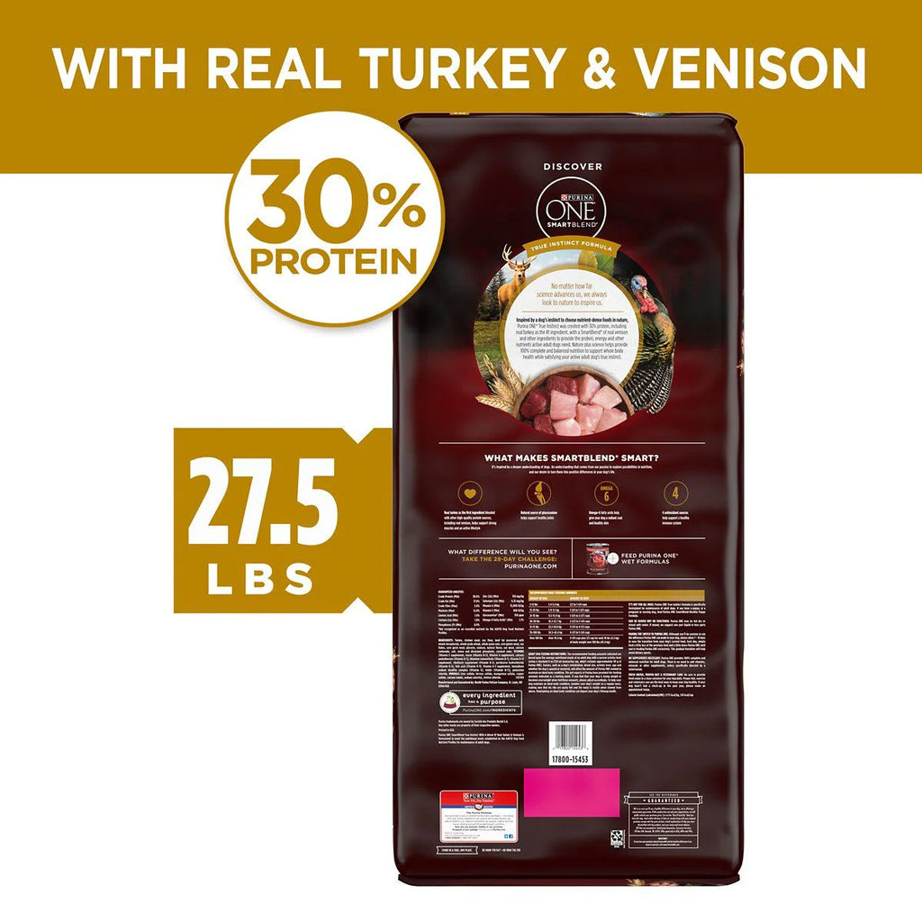 Turkey and Venison Recipe Dry Dog Food A3856