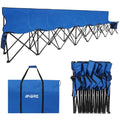 Portable Folding 6 Seats Soccer Bench with Bag O850