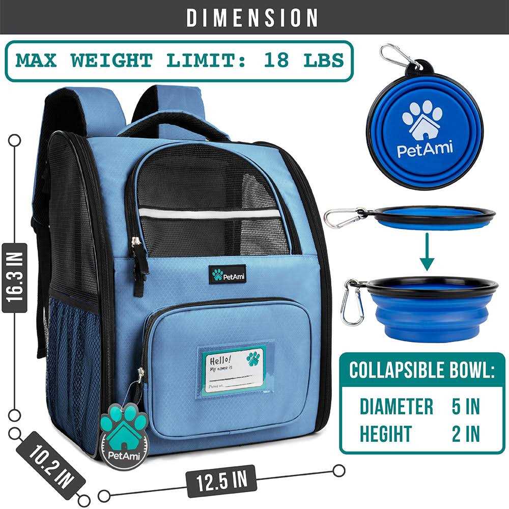 Pet Carrier Backpack for Small Cats and Dogs D604365