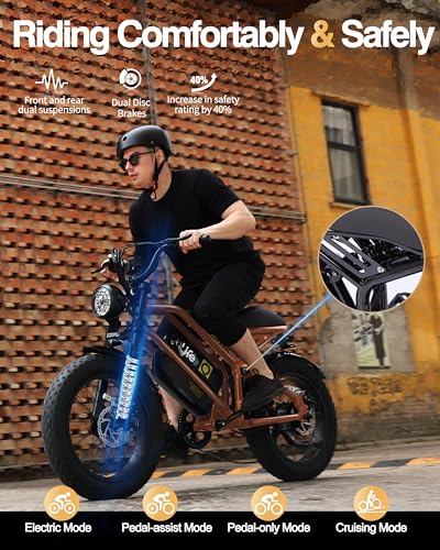 1500W 20" Fat Tire Electric Bike 7-Speed Z337744