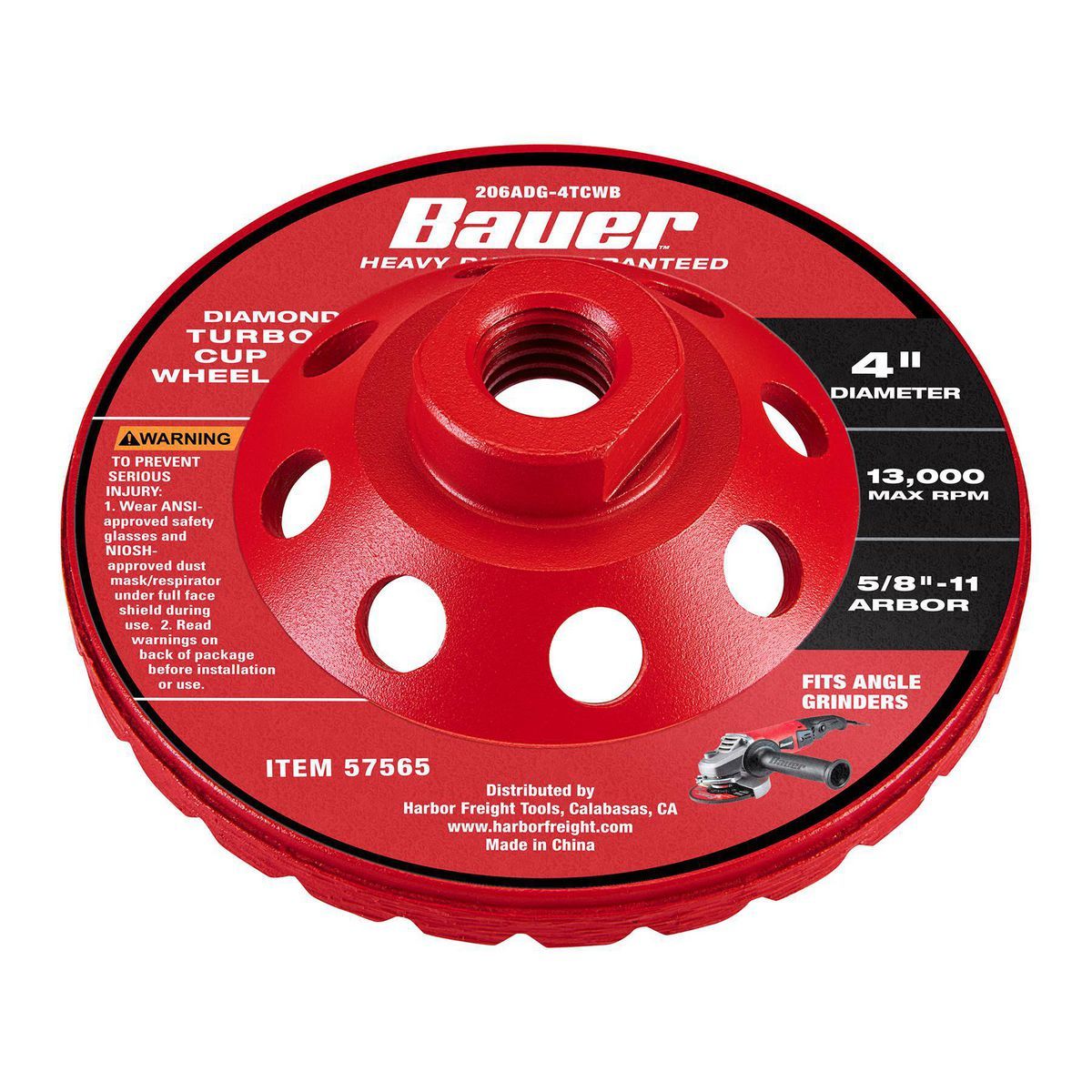 4 in. Diamond Turbo Cup Wheel R21674