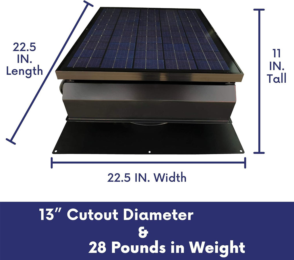 30 Watt Solar Attic Fan J546
