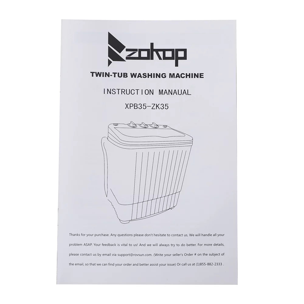 Portable Compact Semi-automatic Washing Machine T991489