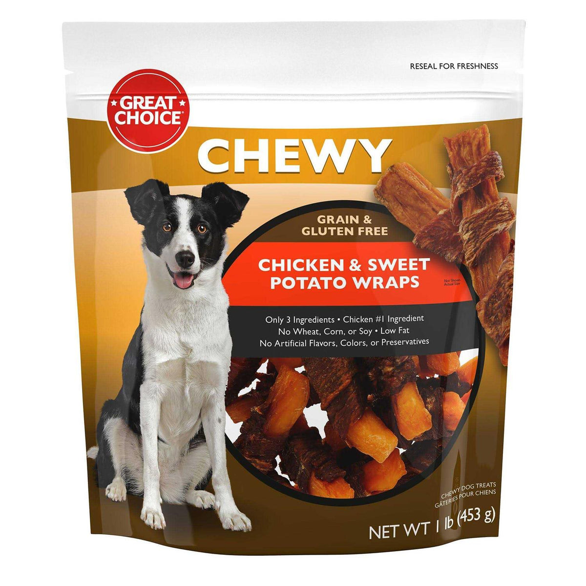 Dog Wrapped Treat Chicken and Sweet Potato V360