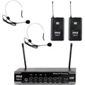 UHF Wireless System with 2 Bodypacks, 2 Headset Mics & Receiver R5001