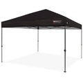 10x10ft Pop Up Canopy Tent with Wheeled Carry Case Black Y365524
