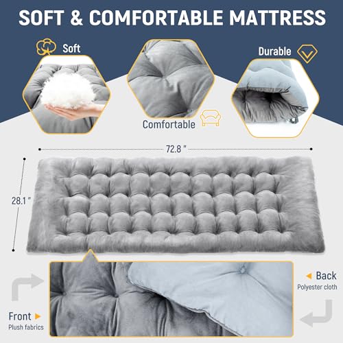 Adjustable 4-Position Folding Camping Cot with Mattress O650666