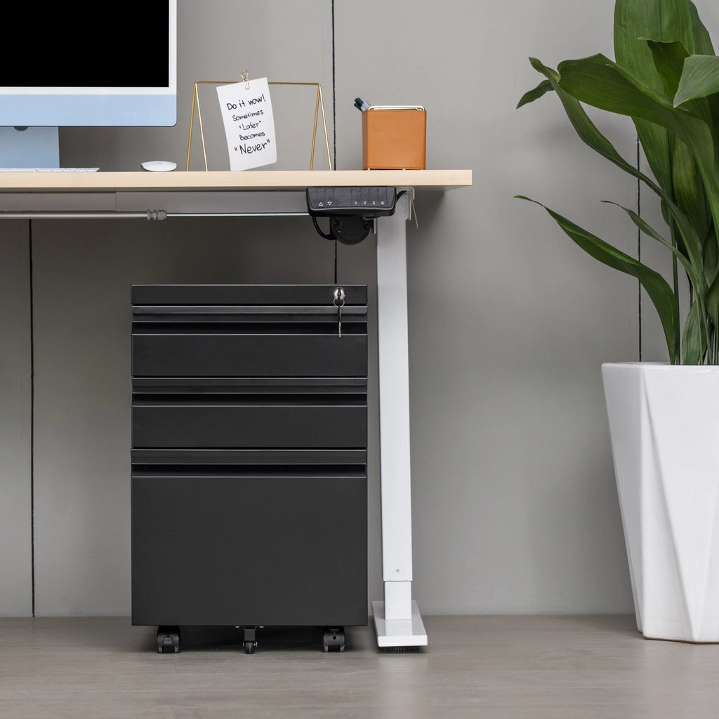 Metal 3 Drawer File Cabinet for Legal Or Letter Files E82934