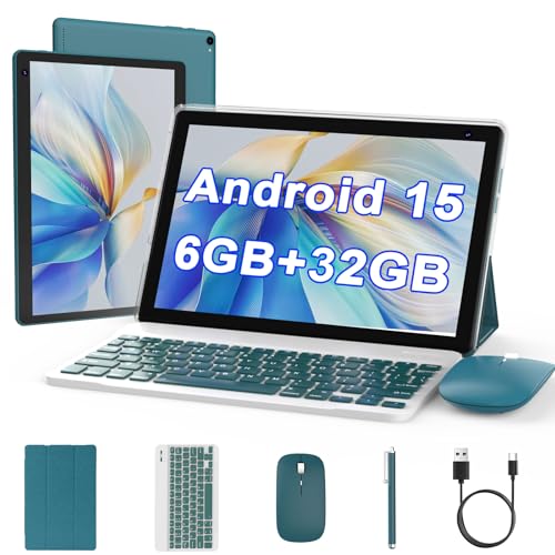 Black 10 inch Android Tablet with Keyboard Case Mouse Stylus R827