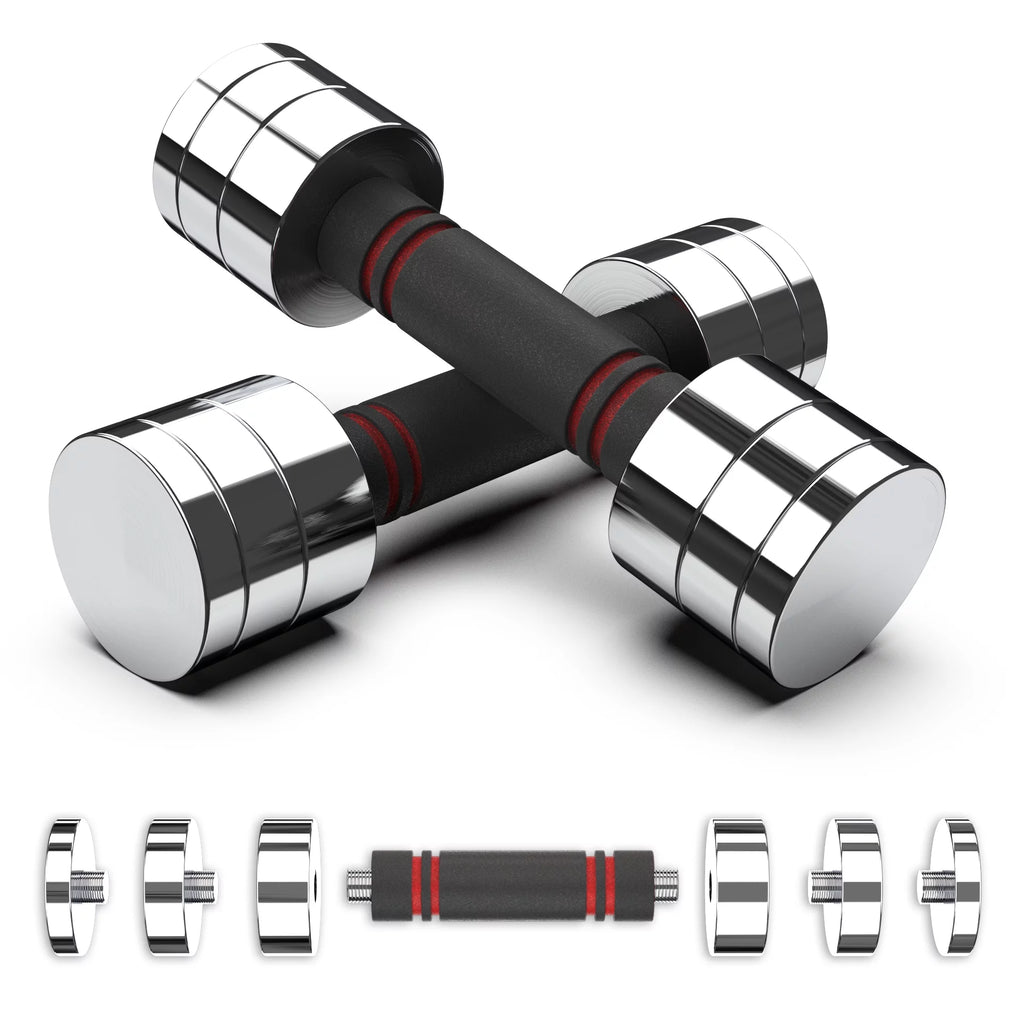 Adjustable Dumbbell Set with Foam Handles H89435