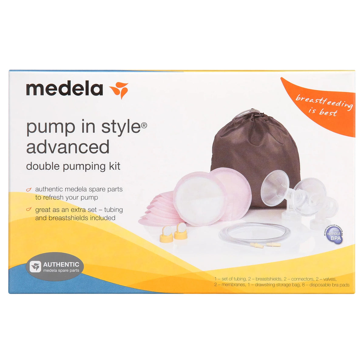 Double Electric Breast Pump Accessory Kit 18 Piece Set F1458