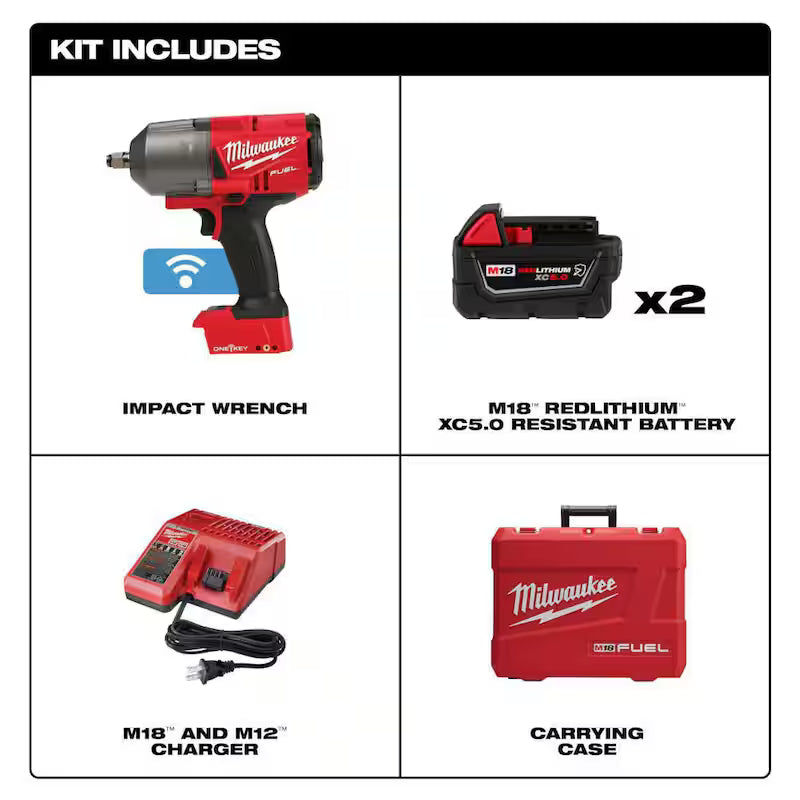 18-Volt Li-Ion Brushless Cordless 1/2 in. High-Torque Impact Wrench N6781