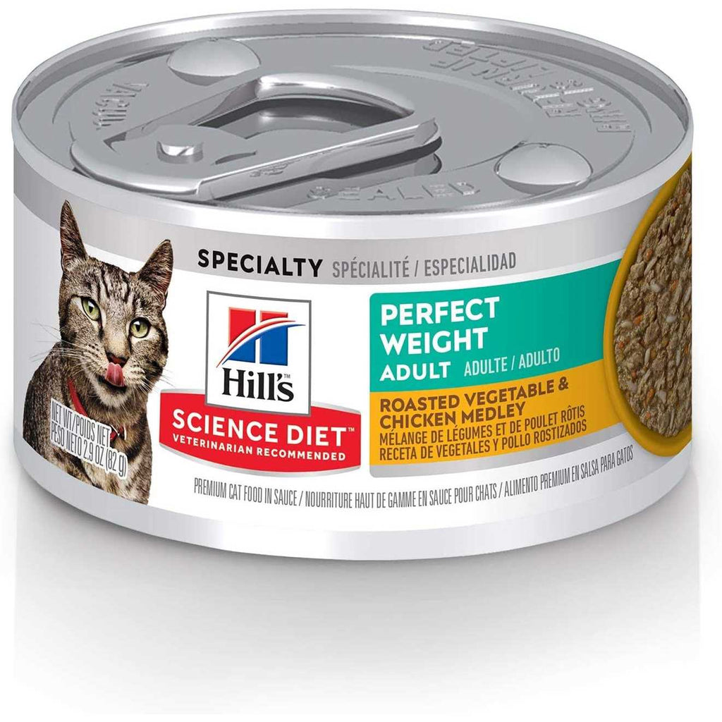 Adult Perfect Weight Roasted Vegetable & Chicken Medley Cat Food R904204