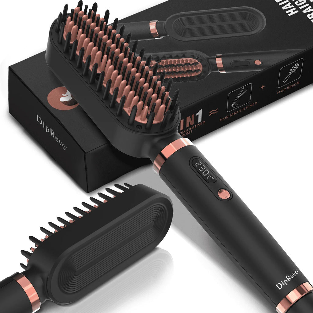 2 in 1 Ionic Fast Heating Straightener Brush A5864
