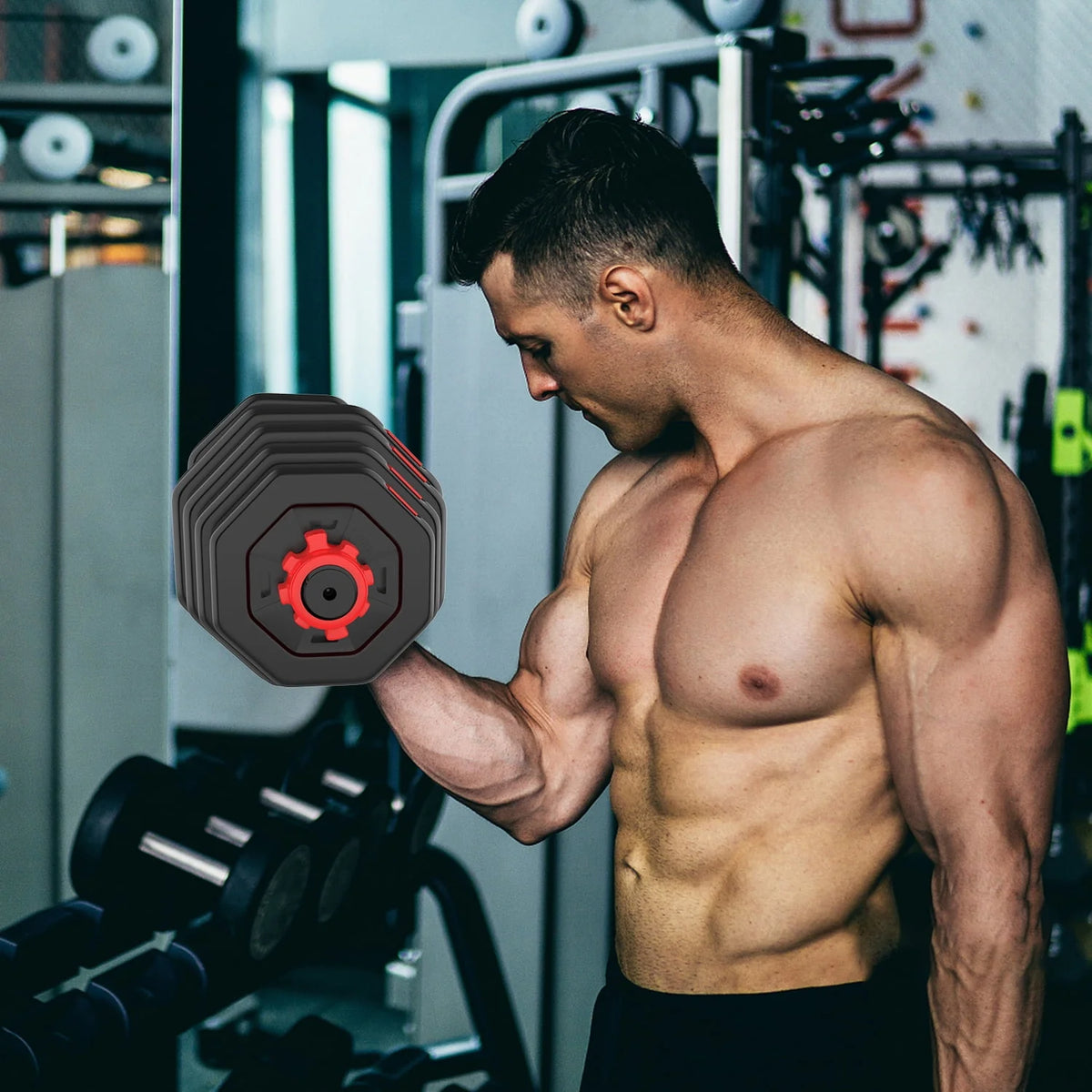 66 Lb Adjustable Weights Dumbbells Set K51308