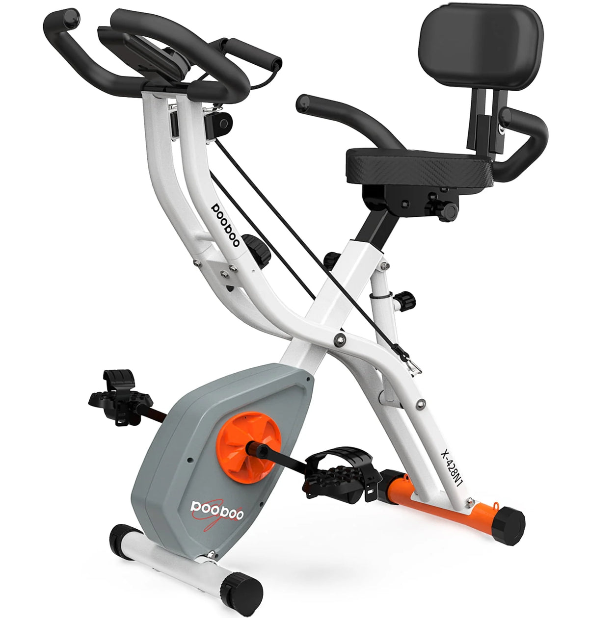Folding Exercise Bike with 8 Level Adjustable Magnetic Resistance C84453