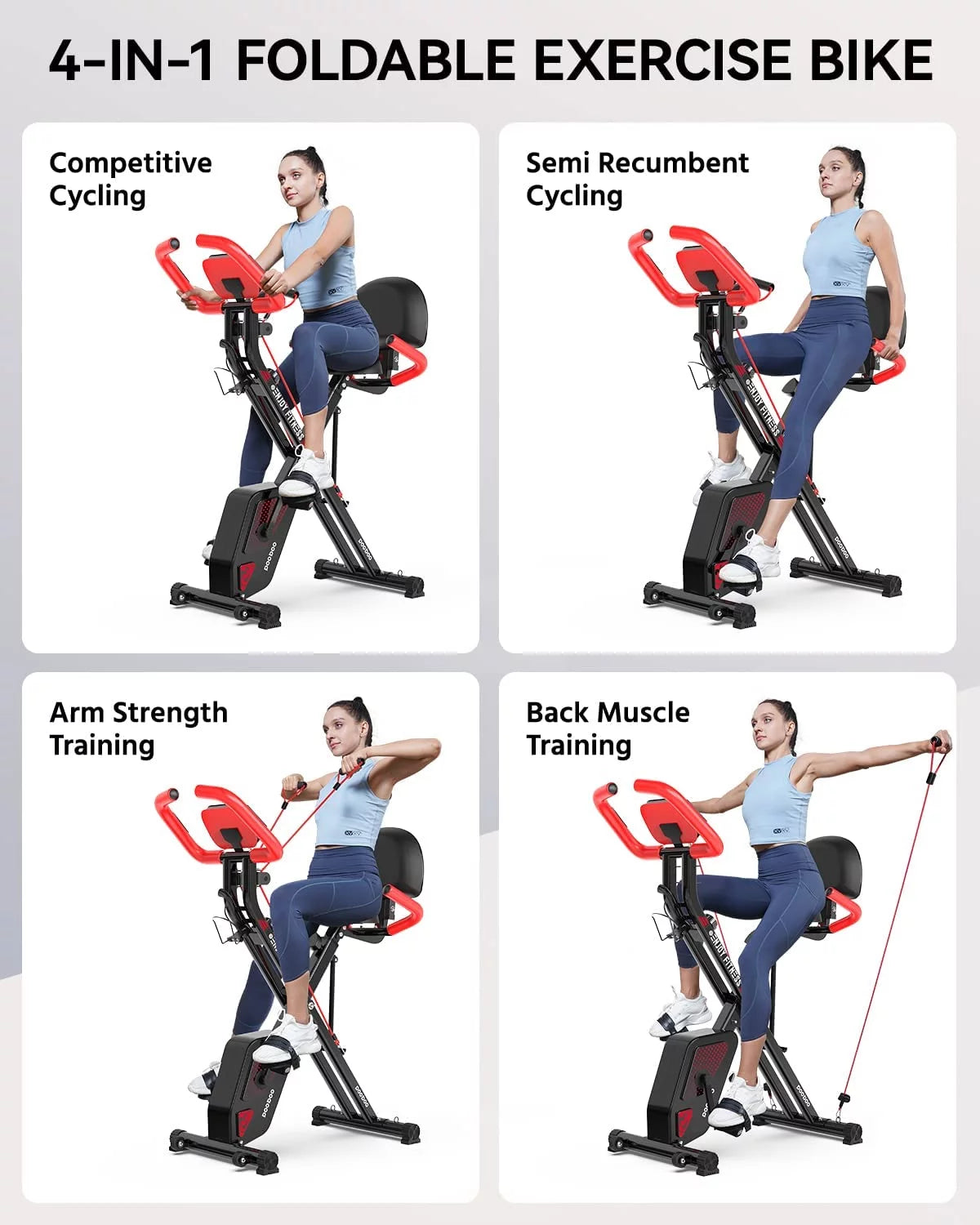 Foldable Magnetic Exercise Bike M929