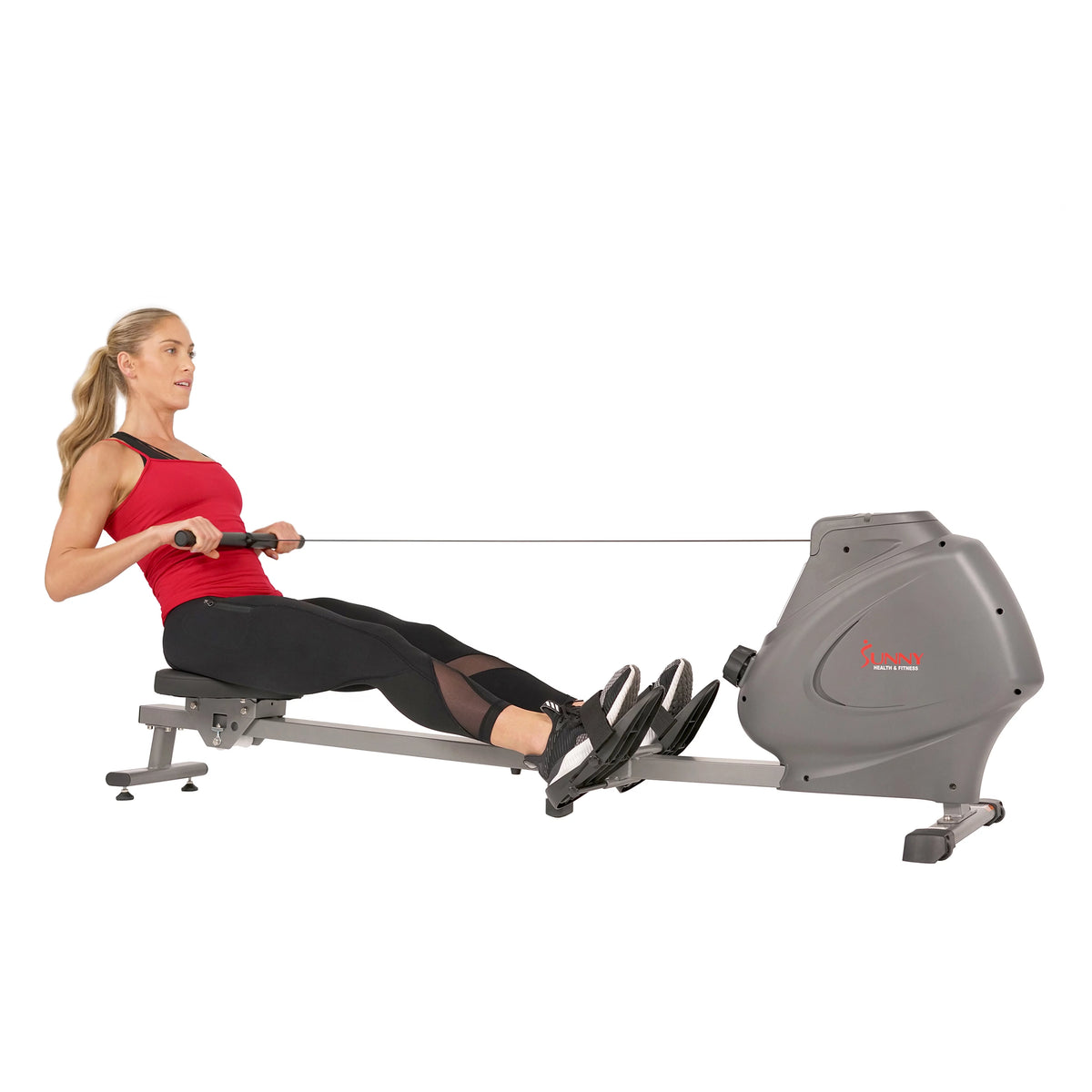 Magnetic Rowing Machine with LCD Monitor U95357